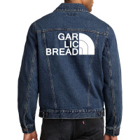 Gar Lic Bread White Men Denim Jacket | Artistshot