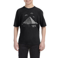 Ufo Pyramid Alien Youth Tee | Artistshot