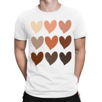 Diversity Hearts, Skin Tone Hearts T-shirt | Artistshot