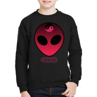 Genesis Streetwear -  Alien Red Head Youth Sweatshirt | Artistshot