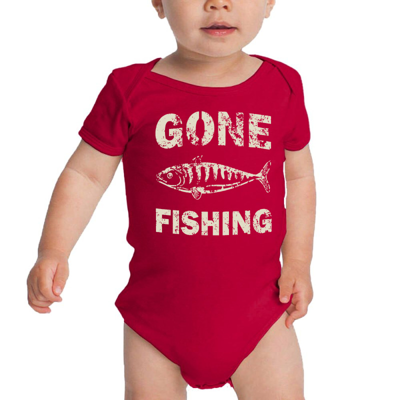 Gone Fishing Baby Bodysuit | Artistshot