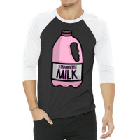 Strawberry Milk Costume Matching Halloween Costume Sweatshirt 3/4 Sleeve Shirt | Artistshot