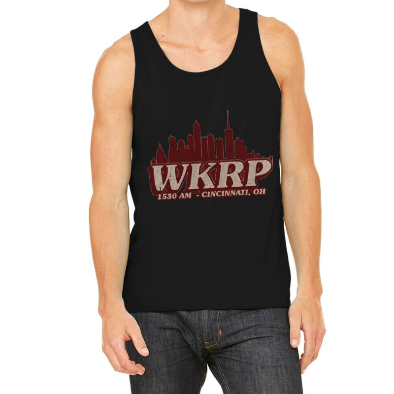 Wkrp - City Skyline Retro Tank Top | Artistshot