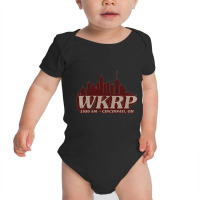 Wkrp - City Skyline Retro Baby Bodysuit | Artistshot