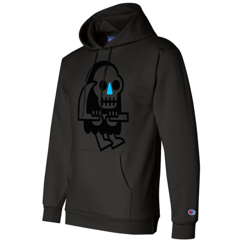 Grim Reaper Guy Champion Hoodie | Artistshot