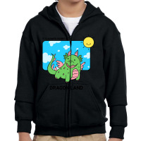 It's Always Sunny At Dragon Land Design Youth Zipper Hoodie | Artistshot