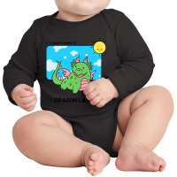 It's Always Sunny At Dragon Land Design Long Sleeve Baby Bodysuit | Artistshot