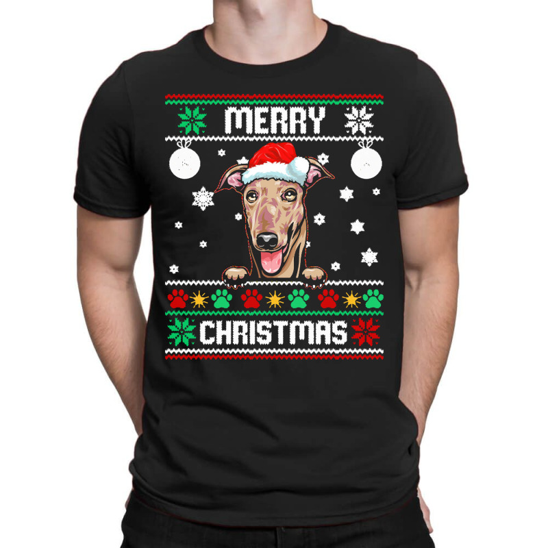 Ugly Merry Christmas Greyhound Dog Xmas Dog Lover Christmas Gift T-shirt | Artistshot