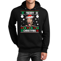 Ugly Merry Christmas Greyhound Dog Xmas Dog Lover Christmas Gift Unisex Hoodie | Artistshot