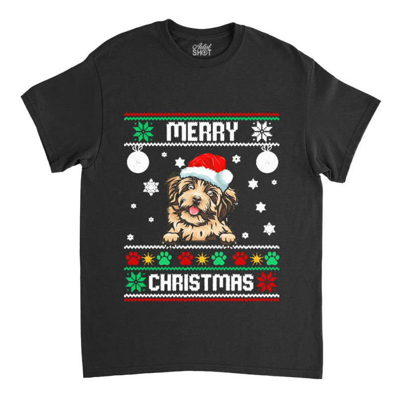 Ugly Merry Christmas Havanese Dog Xmas Dog Lover Christmas Gift Classic T-shirt | Artistshot