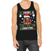 Ugly Merry Christmas Irish Setter Dog Xmas Dog Lover Christmas Gift Tank Top | Artistshot