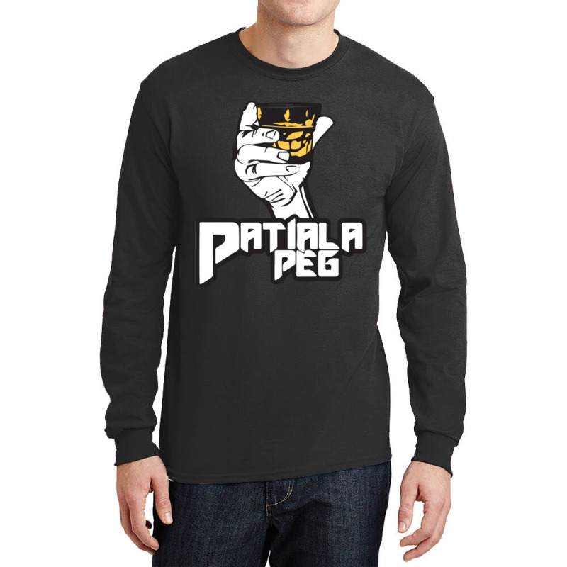 Patiala Peg T Shirt, Punjabi Pop Culture Long Sleeve Shirts by cm-arts | Artistshot