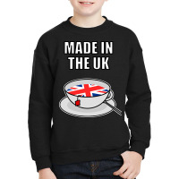 Uk Tea Cuppa British English Version Funny Youth Sweatshirt | Artistshot