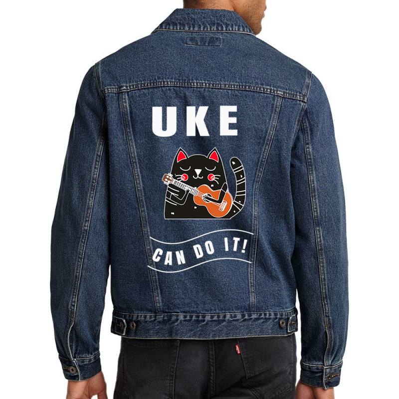 Ukulele Men Denim Jacket by erinlottepetrizii | Artistshot