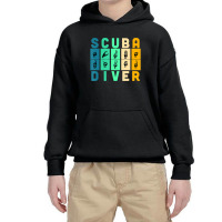 Scuba Diver Asl Sign Language Scuba Diver Quote Youth Hoodie | Artistshot