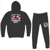 American Raised With Panamanian Roots Usa Panama Flag Tank Top Hoodie & Jogger Set | Artistshot