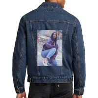 Candid Squat Style Men Denim Jacket | Artistshot