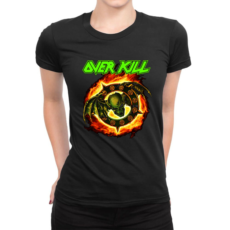 Over Kill Art 70 Nongki99 Ladies Fitted T-Shirt by wborthram90 | Artistshot