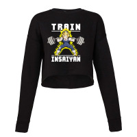 Train Insaiyan A Vegeta Squat Gift Cropped Sweater | Artistshot