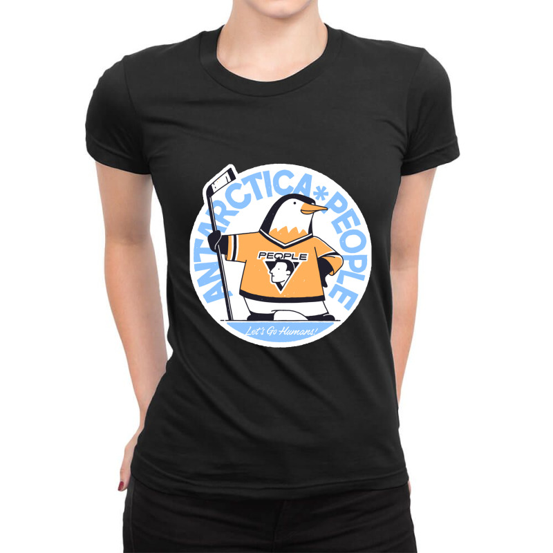 Antarctica People Ladies Fitted T-Shirt by cm-arts | Artistshot