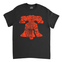 Philadelphia City 215 Liberty Bell Love Philly Fan Favorite Orange Classic T-shirt | Artistshot