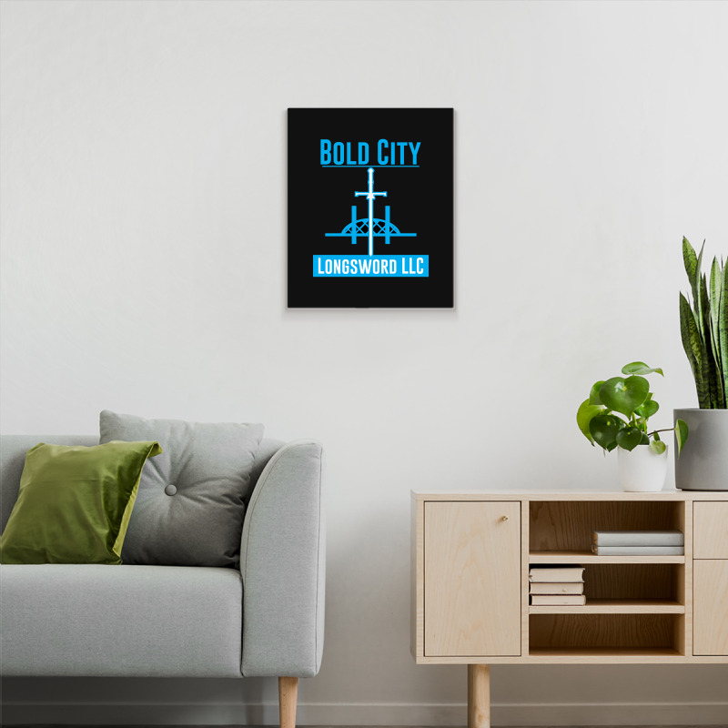 Bold City Longsword Metal Print Vertical | Artistshot