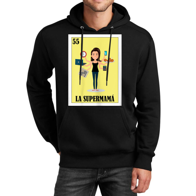 Womens Regalo Para Mama Lottery Gift Mexican Lottery La Supermama Unisex Hoodie by KaitlinFox | Artistshot