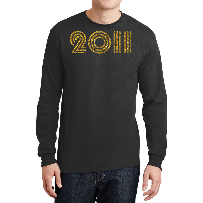 2011   Birth Year Milestone Birthday Retro Funk Disco T Shirt Long Sleeve Shirts by phillidarsz | Artistshot