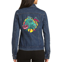 Kandy The Toxic Dragon Ladies Denim Jacket | Artistshot