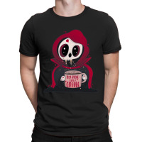 Black Coffe Vampire Cartoon T-shirt | Artistshot