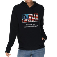 Pqi Presque Isle International Airport Lightweight Hoodie | Artistshot