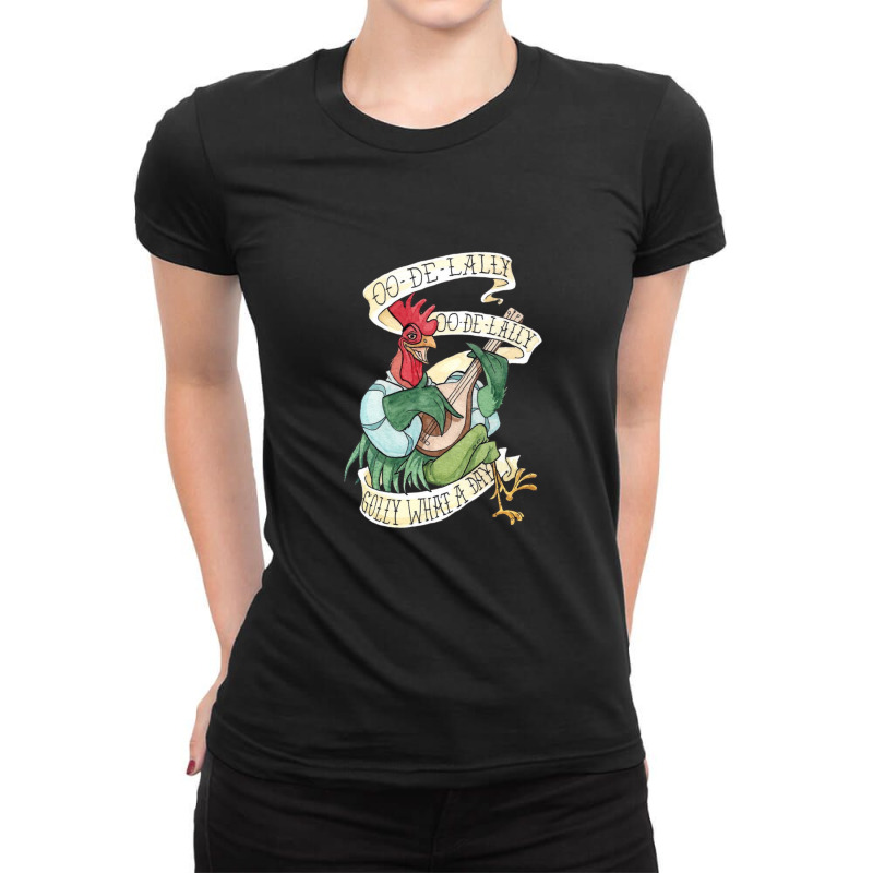 Alan A Dale Rooster Chicken .png Ladies Fitted T-Shirt by JerryArnold | Artistshot