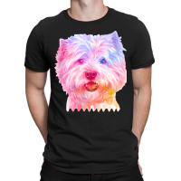 West Highland Terrier Cute West Highland Terrier Dog Lover Portrait Wa T-shirt | Artistshot