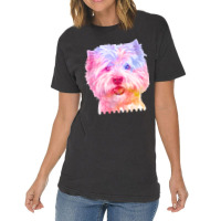 West Highland Terrier Cute West Highland Terrier Dog Lover Portrait Wa Vintage T-shirt | Artistshot