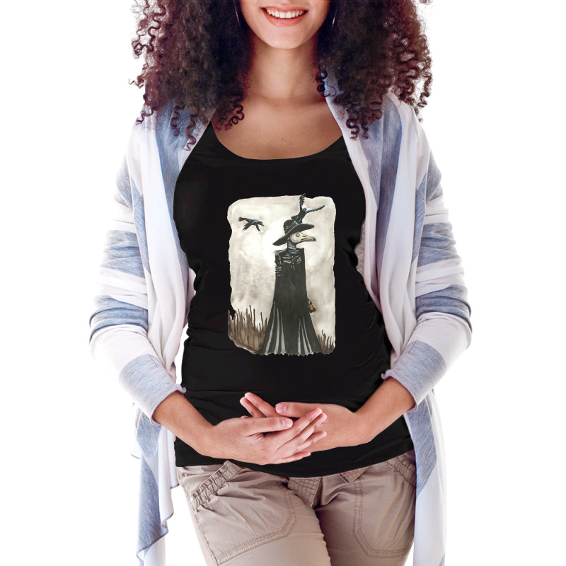 Plague Doctor Maternity Scoop Neck T-shirt | Artistshot