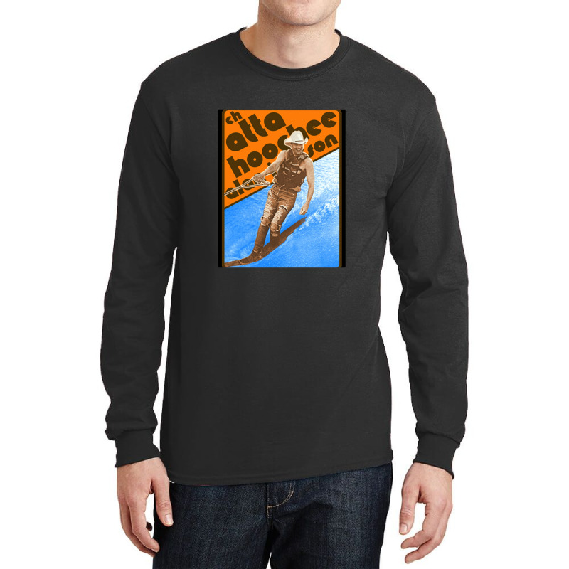 Alan Jackson Chattahoochee Waterskiing Retro .png Long Sleeve Shirts by JerryArnold | Artistshot