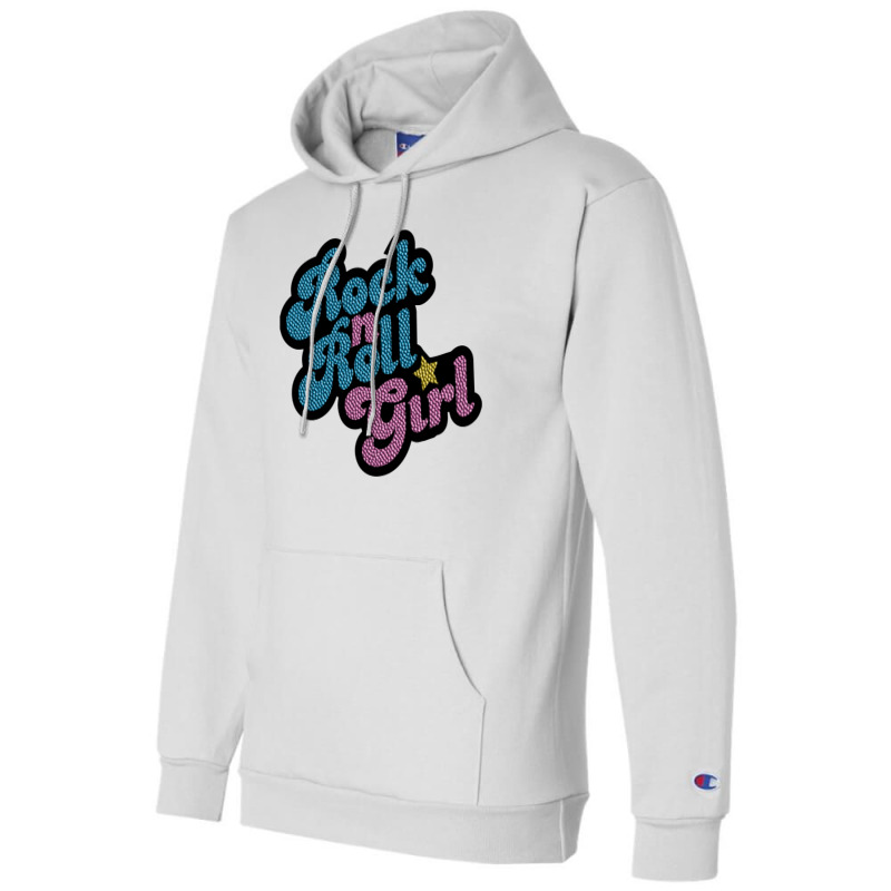 Rock N' Roll Girl Champion Hoodie | Artistshot