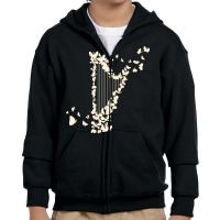 Harp Gifts T  Shirt Harp Harpists T  Shirt Youth Zipper Hoodie | Artistshot