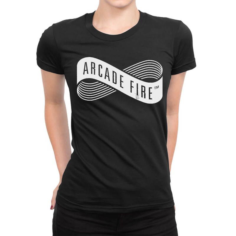 Arcade Fire Classic Ladies Fitted T-Shirt by cm-arts | Artistshot