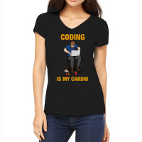 Programmer Coder Nerd Computer Geek Gift Women's V-neck T-shirt | Artistshot