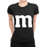 Halloween Candy M_amp_m Last Minute Costume Ladies Fitted T-shirt | Artistshot