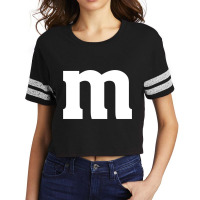 Halloween Candy M_amp_m Last Minute Costume Scorecard Crop Tee | Artistshot