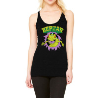 Reptar Attack Ripping Breaking Through Racerback Tank | Artistshot