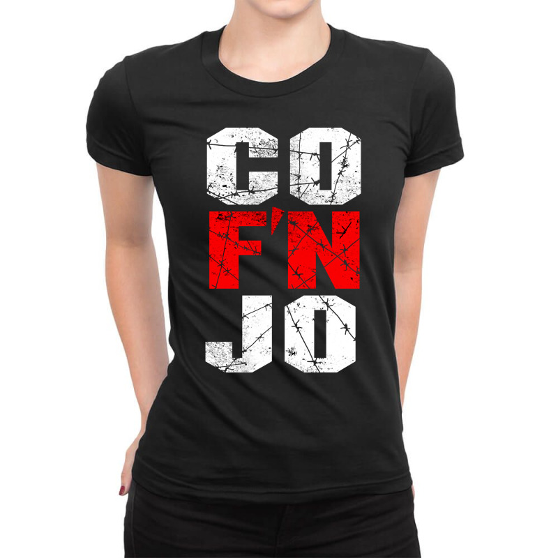 Co F'n Jo Ladies Fitted T-Shirt by atereabag | Artistshot