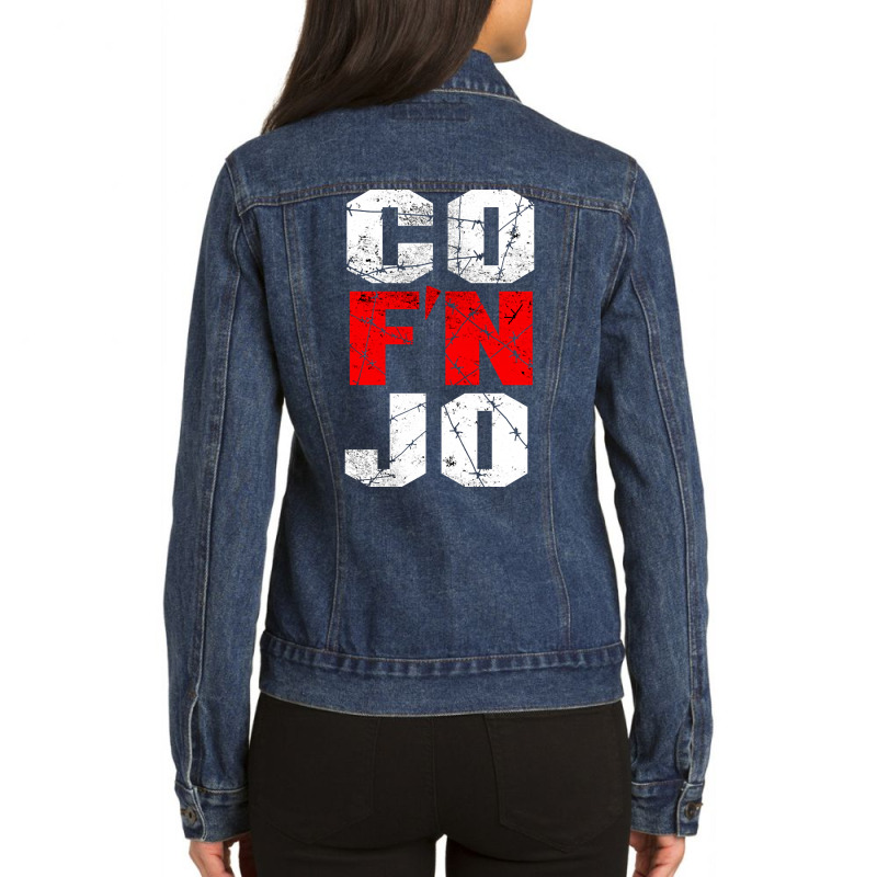 Co F'n Jo Ladies Denim Jacket by atereabag | Artistshot