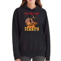 Thanksgiving Turkey I'm The Loud Turkey Vintage Hoodie | Artistshot