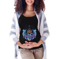 Villains Ursula Triton Symbol Maternity Scoop Neck T-shirt | Artistshot