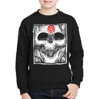 Skull Pentagram Fatality Pentagram Demon By Kraftd Youth Sweatshirt | Artistshot