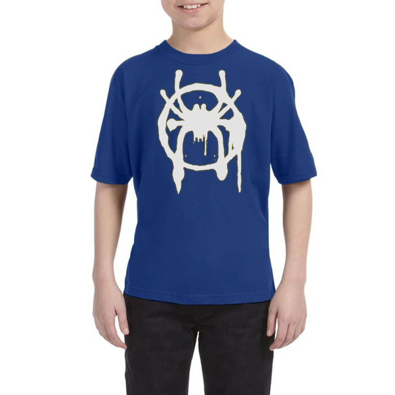 Into The Spider Verse Fitted Scoop Youth Tee | Artistshot