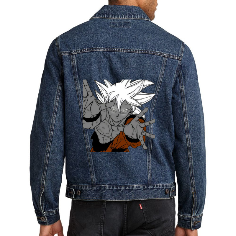 Goku Ultra Instinct 1 3 Men Denim Jacket | Artistshot